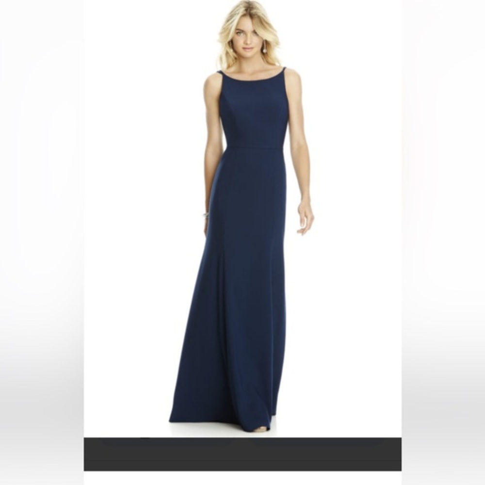 After Six Dress Maxi Bridesmaid Dress in Royal Blue Style Number 6758